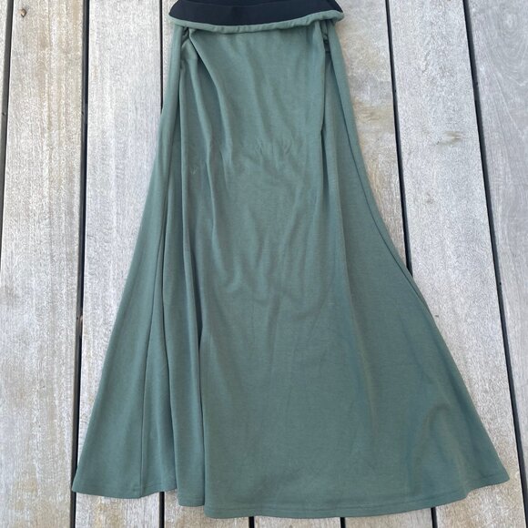 OGL Mermaid Maxi Skirt Maxi Warm Skirt with Side Rushing - Brand New - Picture 2 of 6